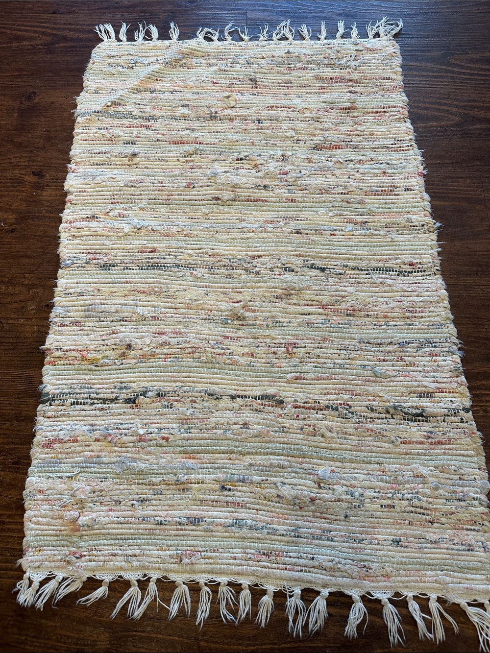 Vintage rag rug